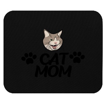 Discover Cat Mom Funny design Classic Mouse Pads