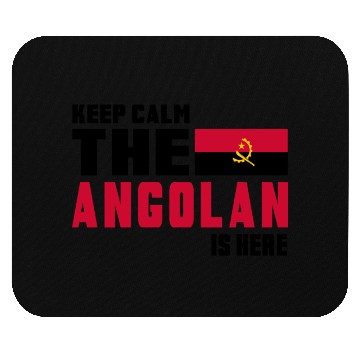 Discover Keep calm Angola flag design Mouse Pads