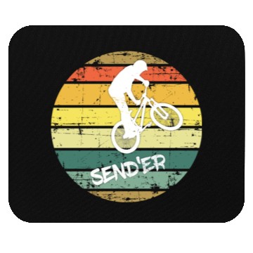 Discover Send'er - Mountain Biker Gift Mouse Pads