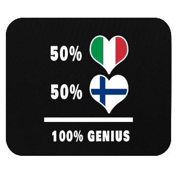 Discover Italy and Finland genius / gift Mouse Pads