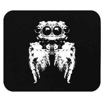 Discover Spider Eyes - White Mouse Pads