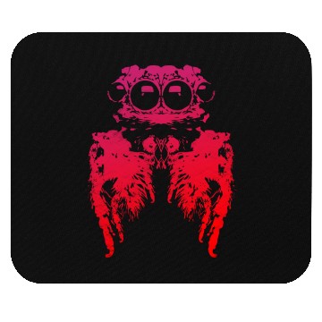 Discover Spider Eyes - Red Mouse Pads
