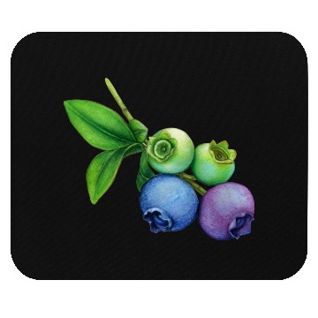 Discover blueberries Mouse Pads