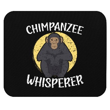 Discover Chimpanzee Whisperer Monkey Animal Zookeeper Mouse Pads