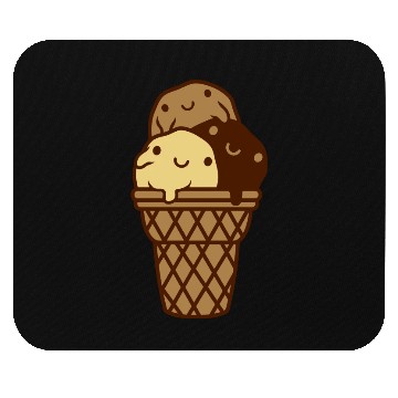 Discover Sweet 3 ice cream Mouse Pads