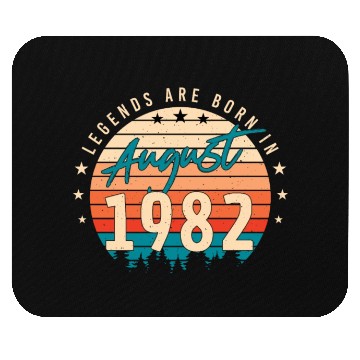 Discover 40th Birthday August 1982 Mouse Pads