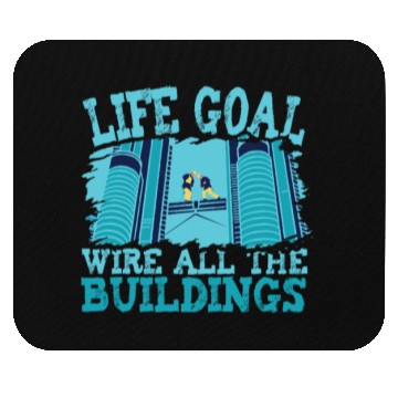 Discover Electrician Electrical Engineer Lineman Mouse Pads