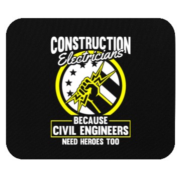 Discover Electrician Electrical Engineer Lineman Mouse Pads
