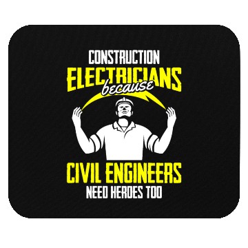 Discover Electrician Electrical Engineer Lineman Mouse Pads