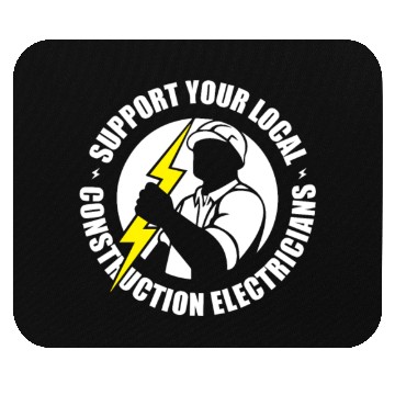 Discover Electrician Electrical Engineer Lineman Mouse Pads