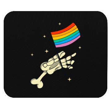 Discover Lgbtq Hand Rainbow Flag Queer Pride Mouse Pads
