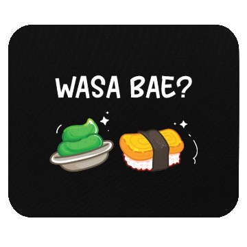 Discover Japanese Wasa Bae Wasabi Sushi Mouse Pads