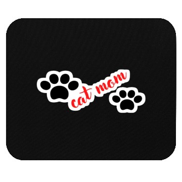 Discover Cat Mom Funny design Classic Mouse Pads