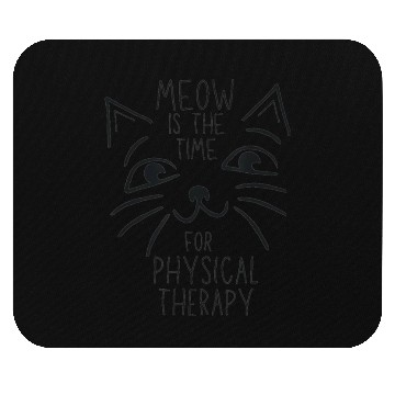 Discover Physical Therapist PT Cat Lover Mouse Pads