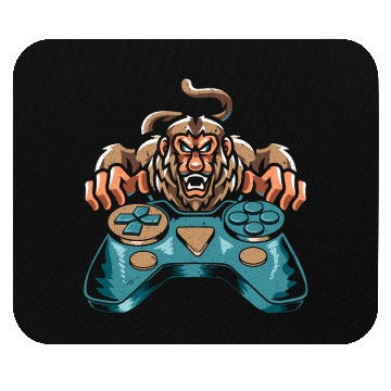 Discover Gamer Proboscis Monkey Ape Wildlife Zookeeper Mouse Pads