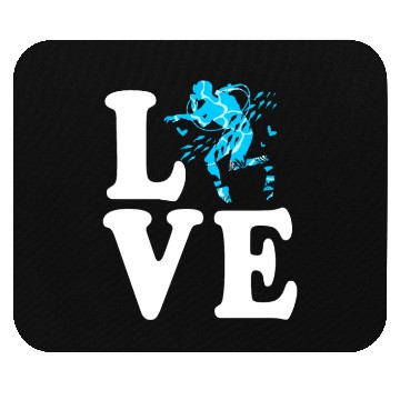 Discover I Love Scuba Diving Mouse Pads