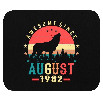 Discover 40th Birthday August 1982 Mouse Pads