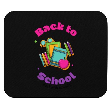 Discover Back to School - Start with a smile Mouse Pads