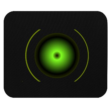 Discover Shapes dark green Mouse Pads