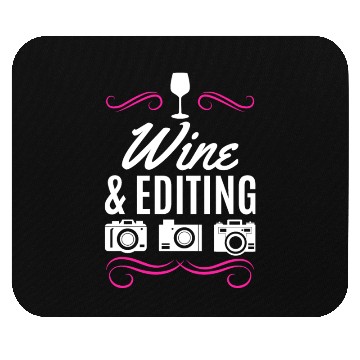 Discover Photography Wine & Editing Photograph Camera Mouse Pads