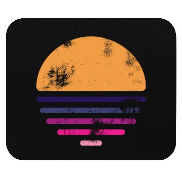Discover Retro Vintage Sunset Car Style Sun Sunshine Mouse Pads