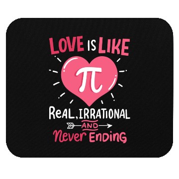 Discover Funny Valentines Day Gift for Him Her Love Is Mouse Pads