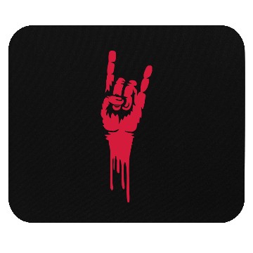Discover drop blood heavy metal Mouse Pads