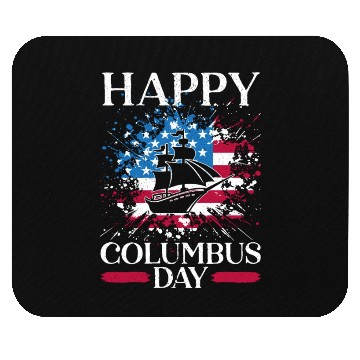 Discover Happy Columbus Day Christopher Columbus Navigator Mouse Pads