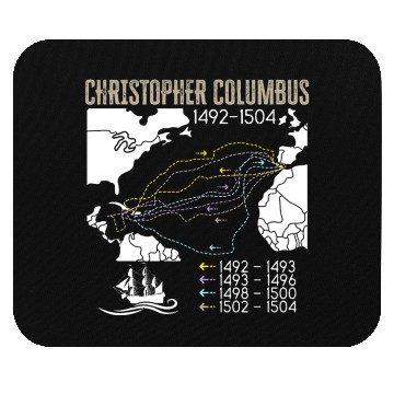 Discover Christopher Columbus Day Italian American Mouse Pads