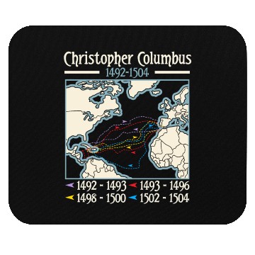 Discover Christopher Columbus Day Italian American Mouse Pads
