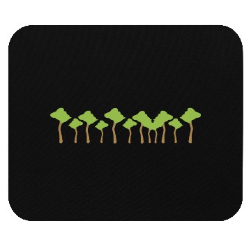 Discover trees line nature forest dash Mouse Pads