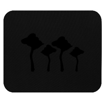 Discover four trees symbol forest nature Mouse Pads