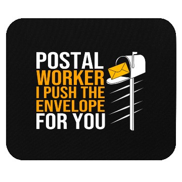 Discover Postman Mailman Funny Postal Worker Mouse Pads