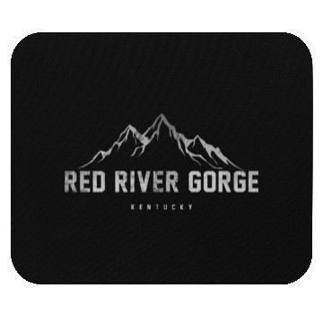 Discover Distressed Red River Gorge Kentucky Mouse Pads