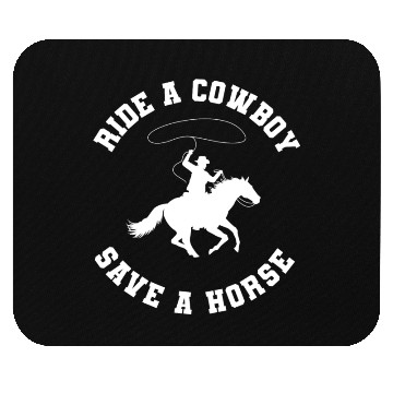 Discover Cowboy Horses Rodeo Wild West Mouse Pads
