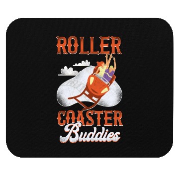 Discover Roller Coaster Friends Besties Mouse Pads