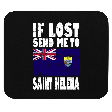 Discover SAINT HELENA Flag Saying Mouse Pads
