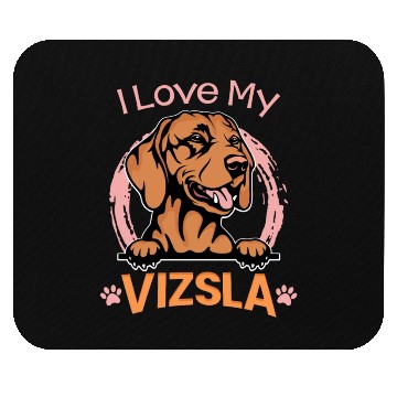 Discover I Love My Vizsla Mouse Pads