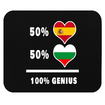 Discover Bulgaria and Spain genius / gift Mouse Pads