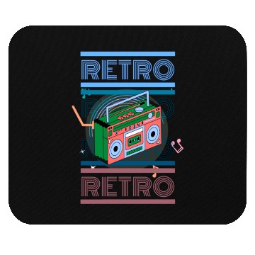 Discover 80's retro boombox Mouse Pads