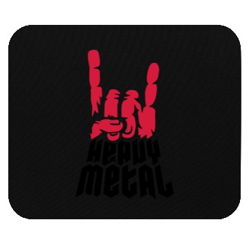 Discover Cool logo heavy metal Mouse Pads