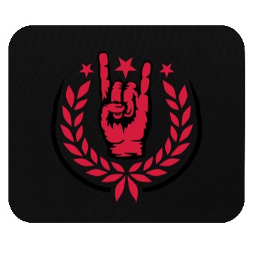 Discover Laurel wreath heavy metal Mouse Pads