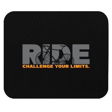 Discover Ride Challenge Your Limits Cycling Mouse Pads