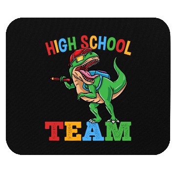 Discover High School Team T-Rex Dinosaur Boys Mouse Pads
