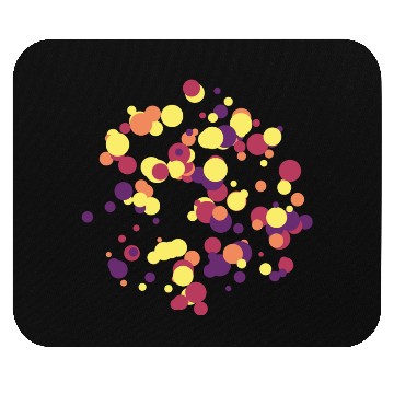 Discover abstract circles pattern Mouse Pads
