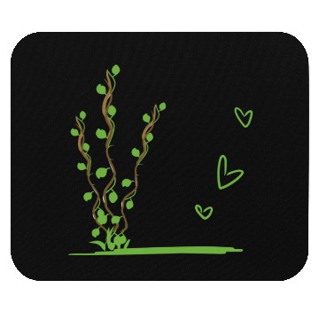 Discover plant nature icon leaves Mouse Pads