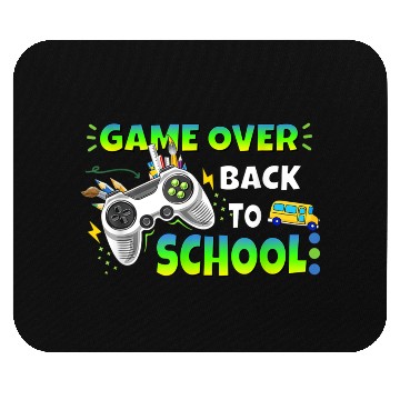Discover Controller Game Over Back To School Gaming Lover Mouse Pads