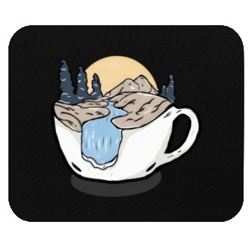 Discover Adventure Art Mouse Pads