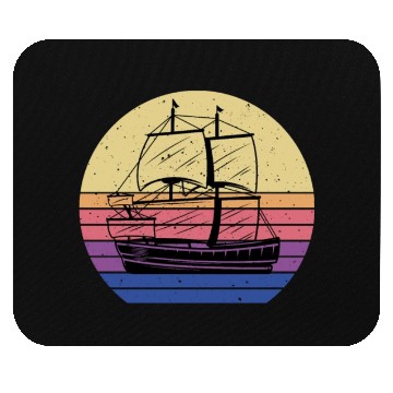 Discover Pirate Ship Mouse Pads