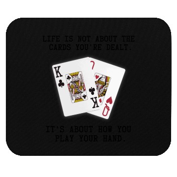 Discover Inspirational Saying Playing Cards Poker Quote Mouse Pads